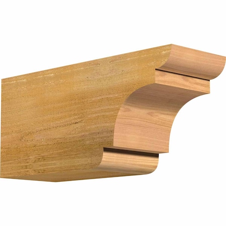 Ekena Millwork New Brighton Rough Sawn Rafter Tail, Western Red Cedar, 6"W x 8"H x 18"L RFT06X08X18NEB00RWR